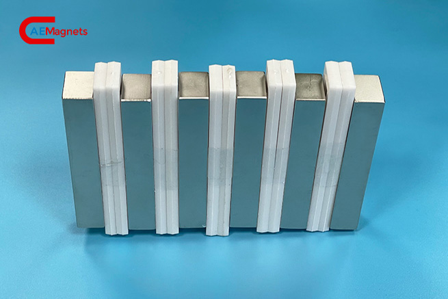Neodymium Magnets: N45SH with size of 20*88*14.5mm,working temperture up to 150 degree